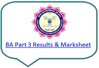 Durg University BA Part 3 Result 2023