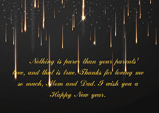 Image of Heart touching new year wishes for friends and family