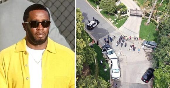 Diddy Spotted Nervously Walking at Miami Airport After Raids on Two Homes