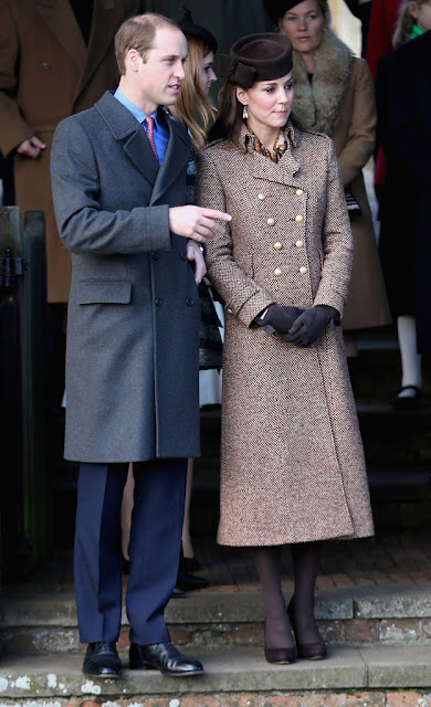 Kate Middleton attends Christmas Day Service