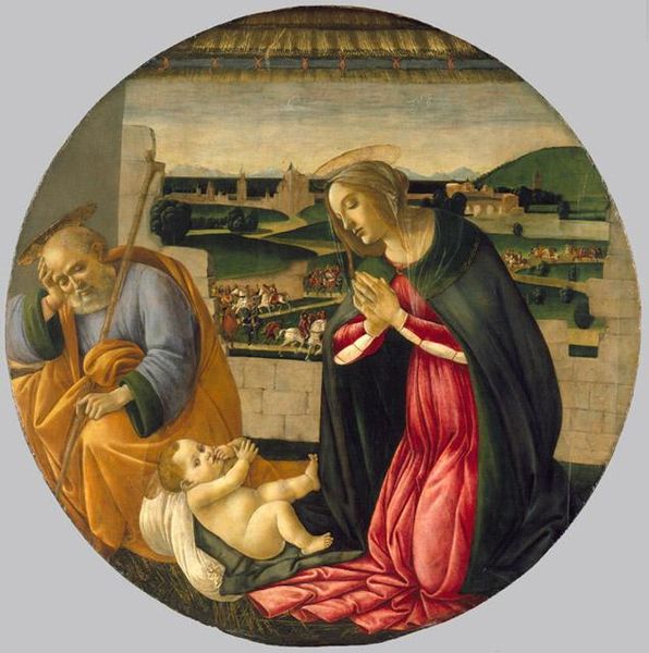 holy,family,Botticelli