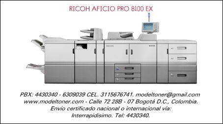 RICOH AFICIO PRO 8100 EX