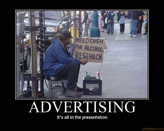 funny poster. When you prepare presentations