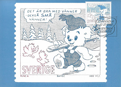 Maxicard "Bamse" - Suède 1980