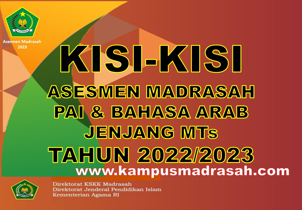Kisi-kisi Asesmen Madrasah Jenjang MTs