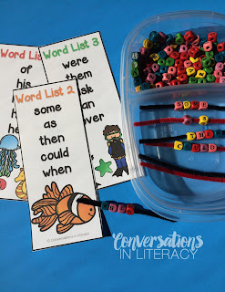 Sight Word Activity Pages and Review Cards for Literacy Centers