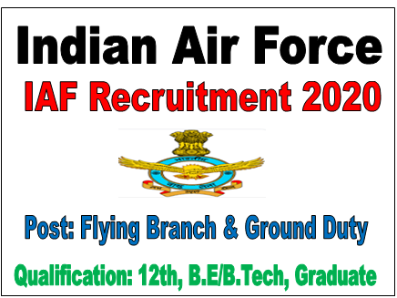 IAF Recruitment 2020