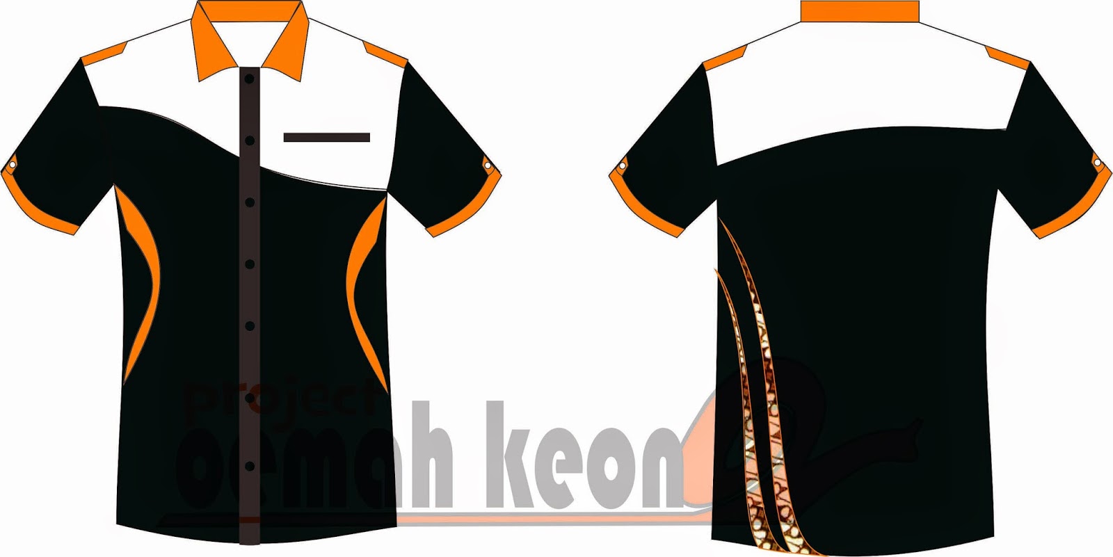 Oemah keong project 864 DESAIN  KEMEJA  DENGAN COREL DRAW  X3