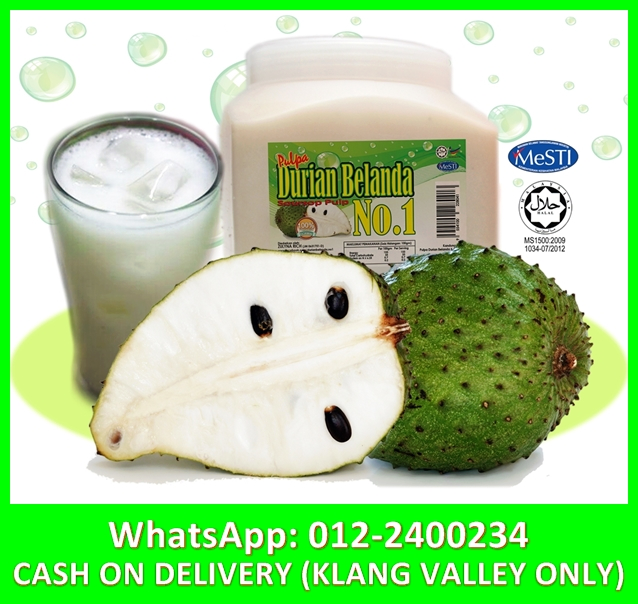 khasiat durian belanda, penawar kanser, buah durian ...