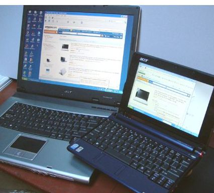 Acer laptop and net book