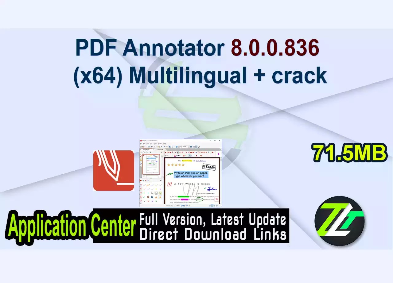 PDF Annotator 8.0.0.836 (x64) Multilingual + crack