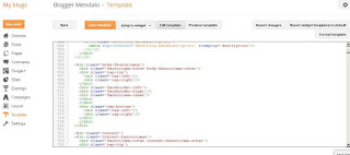 change blogger template html