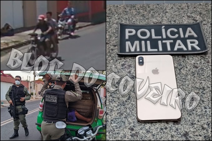 Vídeo: Polícia Militar age rápido e prende dupla suspeita de roubo em Cocal