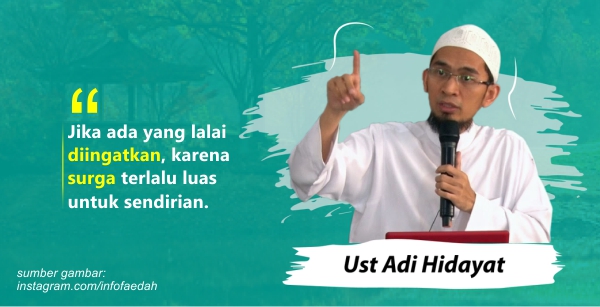 20 Kata Kata Bijak Ustadz Adi Hidayat Penuh Hikmah 