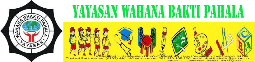 YAYASAN WAHANA BHAKTI PAHALA: PERMOHONAN IZIN PENDAFTARAN 