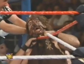 WWF / WWE IN YOUR HOUSE 10: Mind Games - Mankind challenged Shawn Michaels for the WWF title