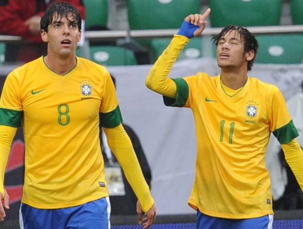 Com Neymar e Kaká inspirados Brasil goleia novamente dessa vez o Japão 