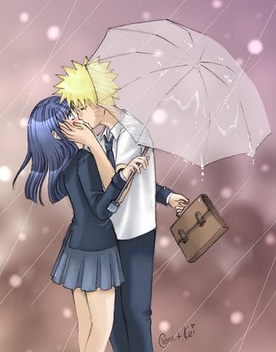 kissing in rain. Couple Kissing In Rain