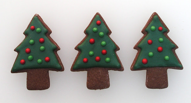 Christmas Tree Cookies at The Ginger Cookie