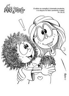 Desenhos do dia das mães para colorir