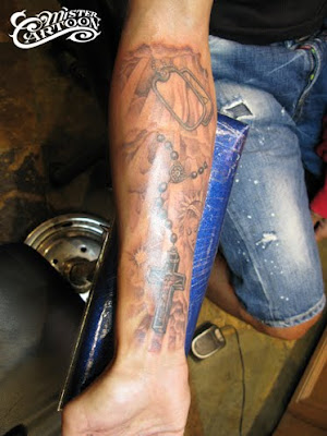 Here is a tattoo from the Archives of Freddie Ljungberg when he came thru to