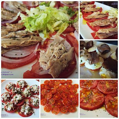 Ensaladas y guarniciones sencillas con tomate