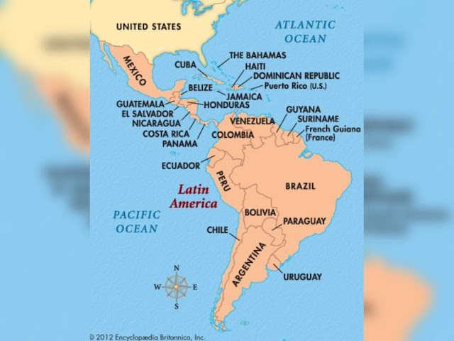 Central And South America Map