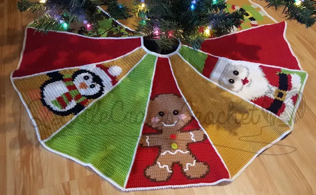 crochet christmas tree skirt