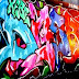 Graffiti fal színes - Facebook borítókép