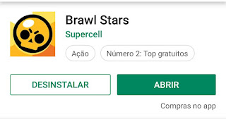 Como abro o jogo Brawl Stars