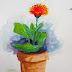 Gerber Daisy - Original Watercolor