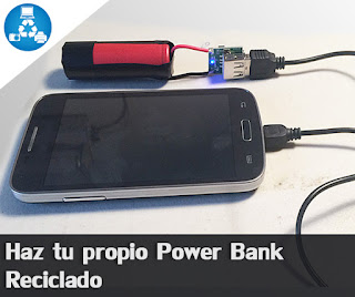 Reciclando - Cargador Portatil (Power Bank) con bateria de laptop