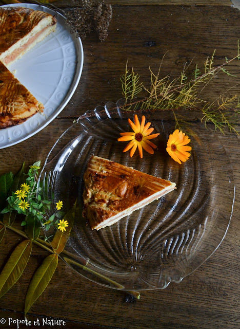 Gâteau breton fourré aux  coings confits maison © Popote et Nature