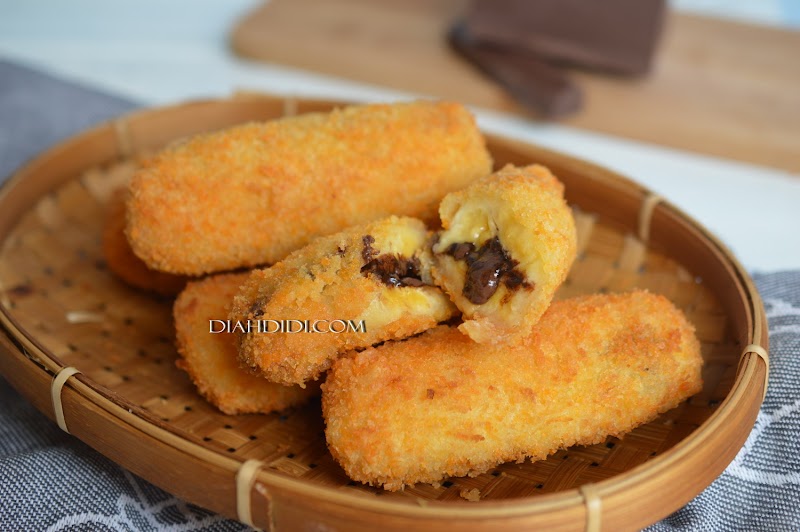 23+ Konsep Terkini Kreasi Pisang Goreng Coklat