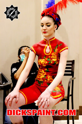 Body Painting Chinese New Year Jakarta