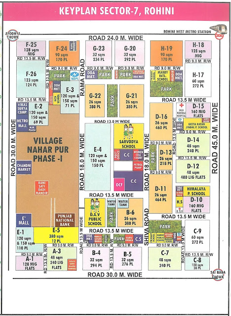 Rohini-Sector-7-Layout-Plan-Map