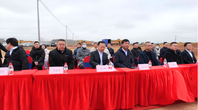 On January 22, 2024, in the municipal management starting area of the large-scale industrial cluster area in Guangdong Province (Zhaoqing),  Guangdong Xiangshuo automobile sunroof and TWB laser welding project officially started.
