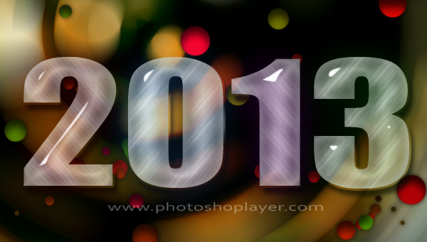 2013 Happy New Year Photoshop Tutorilas