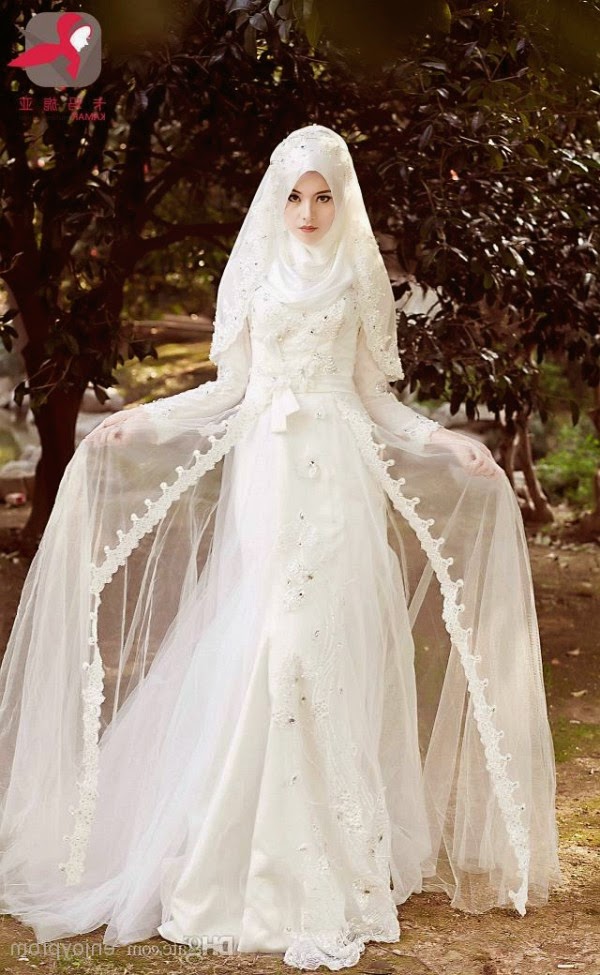 Foto Gaun Pengantin Muslimah Terpopuler Akhir 2022