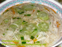 Patula Misua Soup with Shredded Chicken