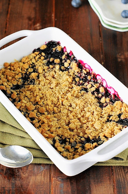  Enjoy the flavors of fresh blueberry pie without the fuss of a crust  Blueberry Crisp ... dee-lish