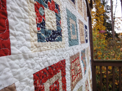 Paintbox Quilt Along, completed, quilting detail