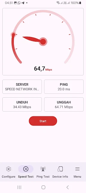 Advanced network settings in Force LTE Only Switch
