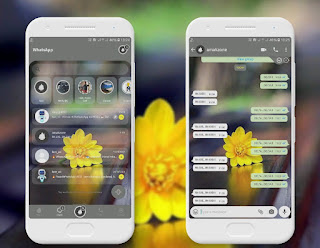 Yellow Flower Theme For YOWhatsApp & Delta WhatsApp