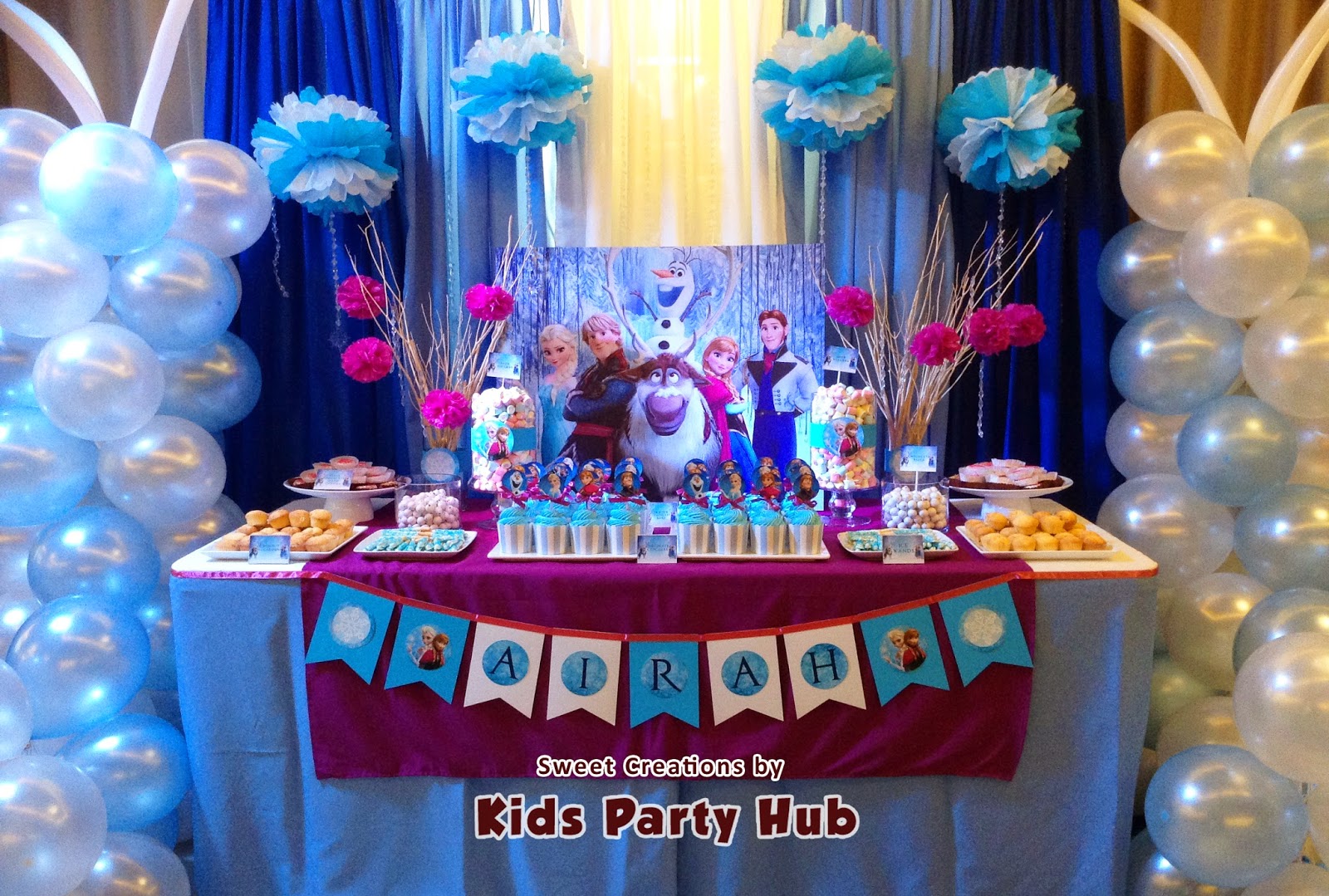 Kids Party  Hub Disney  Frozen Themed Party  Airah s 7th 