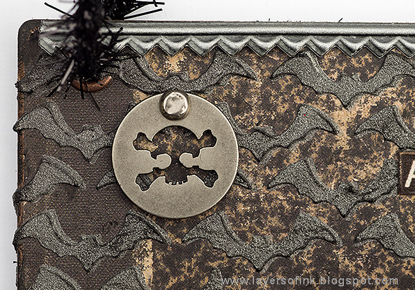 Layers of ink - Apothecary Wall Hanger  by Anna-Karin with Tim Holtz Halloween idea-ology