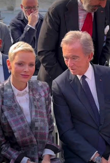 Princess Charlene attends Paris Fashion Week 2022