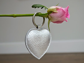 The White Company heart keyring