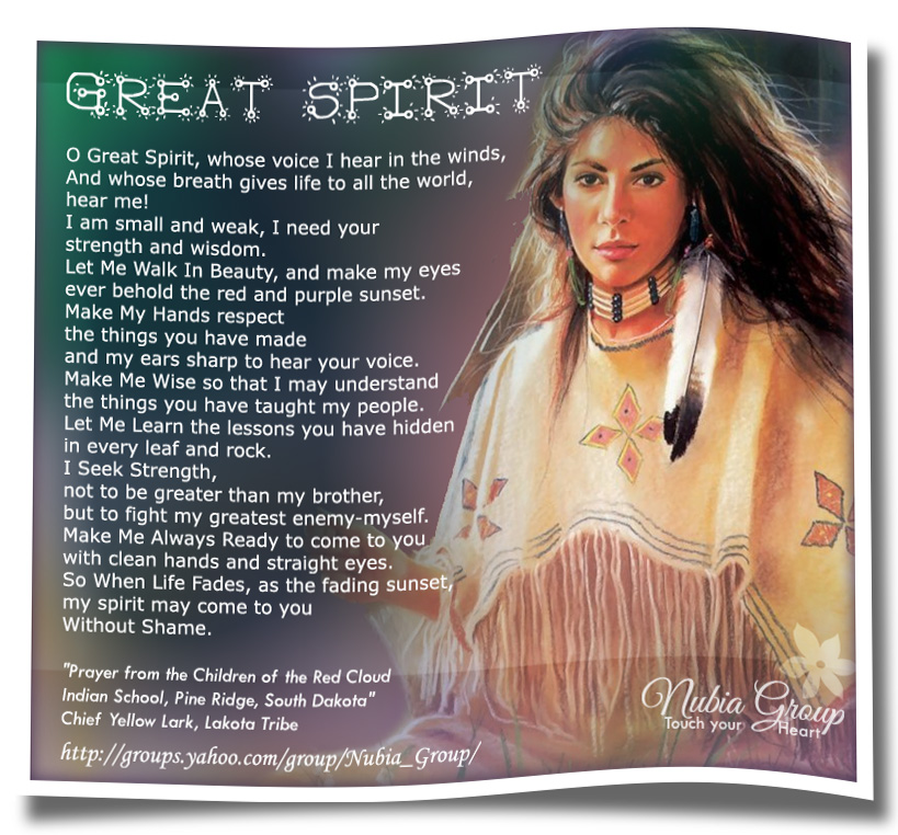 Things I care about Great Spirit 