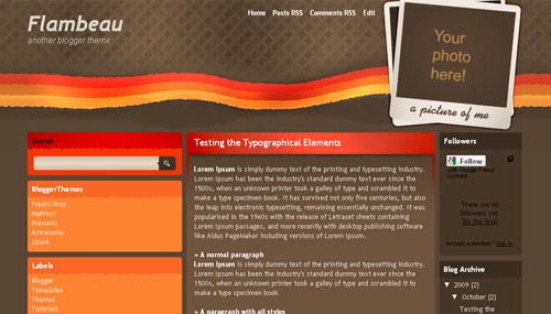 Mindblowing Premium-Like Free Blogger Template